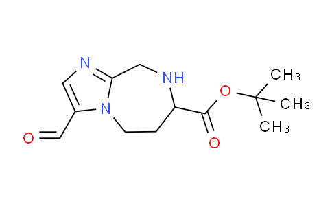 CAS No. 1251000-44-8, tert-Butyl 3-formyl-6,7,8,9-tetrahydro-5H-imidazo[1,2-a][1,4]diazepine-7-carboxylate
