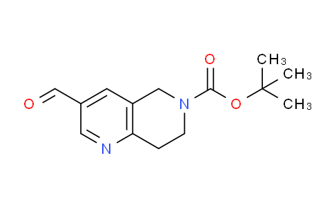 CAS No. 1196147-67-7, tert-Butyl 3-formyl-7,8-dihydro-1,6-naphthyridine-6(5H)-carboxylate