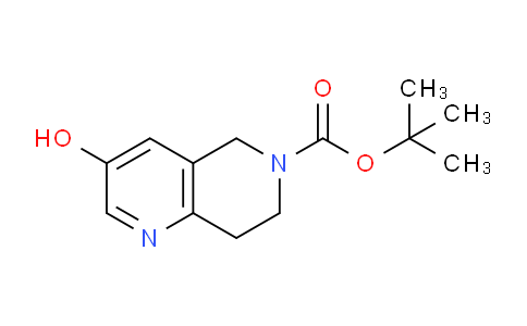 CAS No. 625098-86-4, tert-Butyl 3-hydroxy-7,8-dihydro-1,6-naphthyridine-6(5H)-carboxylate