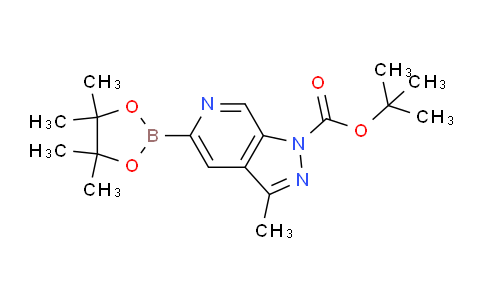 CAS No. 2096995-71-8, tert-Butyl 3-methyl-5-(4,4,5,5-tetramethyl-1,3,2-dioxaborolan-2-yl)-1H-pyrazolo[3,4-c]pyridine-1-carboxylate