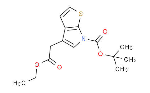 CAS No. 171513-17-0, tert-Butyl 4-(2-ethoxy-2-oxoethyl)-6H-thieno[2,3-b]pyrrole-6-carboxylate