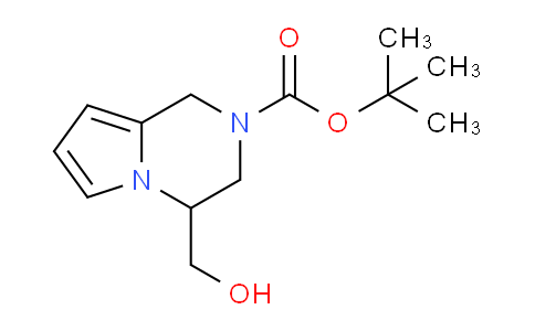 CAS No. 1823418-06-9, tert-Butyl 4-(hydroxymethyl)-3,4-dihydropyrrolo[1,2-a]pyrazine-2(1H)-carboxylate