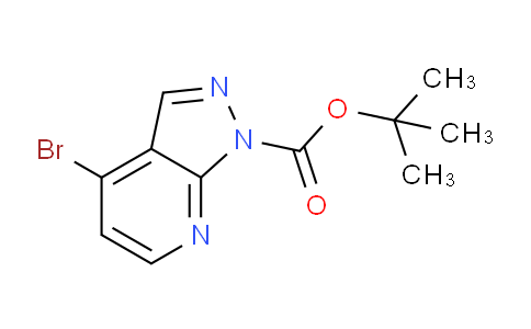 CAS No. 1286754-61-7, tert-Butyl 4-bromo-1H-pyrazolo[3,4-b]pyridine-1-carboxylate