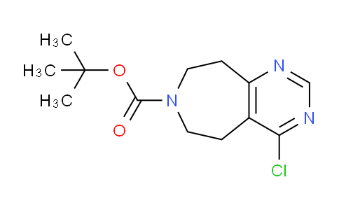 CAS No. 1057338-27-8, tert-Butyl 4-chloro-8,9-dihydro-5H-pyrimido[4,5-d]azepine-7(6H)-carboxylate