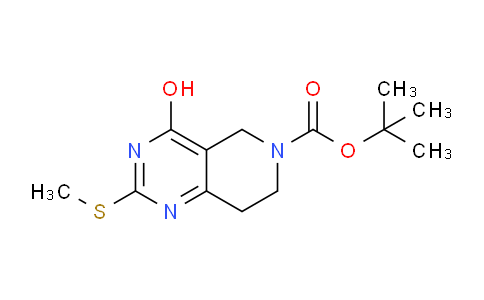 CAS No. 344958-26-5, tert-Butyl 4-hydroxy-2-(methylthio)-7,8-dihydropyrido[4,3-d]pyrimidine-6(5H)-carboxylate