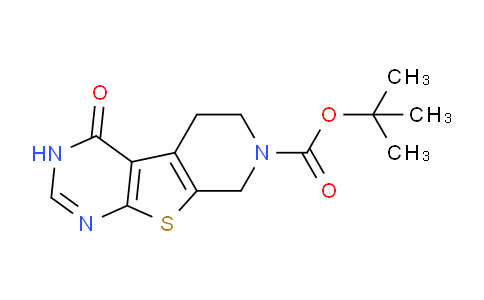 CAS No. 874801-60-2, tert-Butyl 4-oxo-3,5,6,8-tetrahydropyrido[4',3':4,5]-thieno[2,3-d]pyrimidine-7(4H)-carboxylate