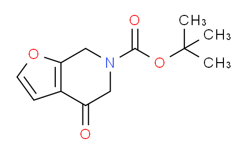 CAS No. 478625-47-7, tert-Butyl 4-oxo-4,5-dihydrofuro[2,3-c]pyridine-6(7H)-carboxylate