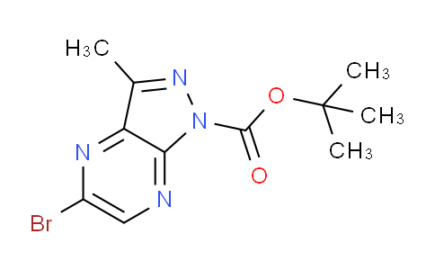 CAS No. 1131041-61-6, tert-Butyl 5-bromo-3-methyl-1H-pyrazolo[3,4-b]pyrazine-1-carboxylate