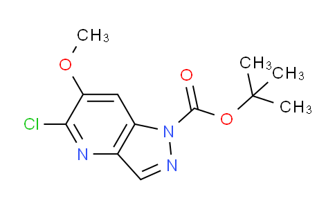 CAS No. 2442597-57-9, tert-Butyl 5-chloro-6-methoxy-1H-pyrazolo[4,3-b]pyridine-1-carboxylate