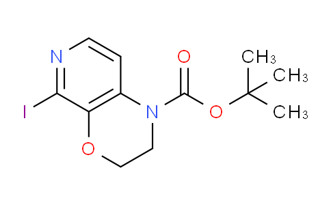 CAS No. 1198426-57-1, tert-Butyl 5-iodo-2,3-dihydro-1H-pyrido[3,4-b][1,4]oxazine-1-carboxylate