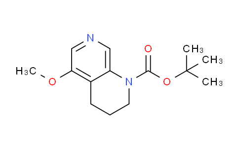 CAS No. 1045855-19-3, tert-Butyl 5-methoxy-3,4-dihydro-1,7-naphthyridine-1(2H)-carboxylate