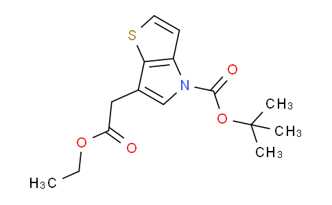 CAS No. 171513-19-2, tert-Butyl 6-(2-ethoxy-2-oxoethyl)-4H-thieno[3,2-b]pyrrole-4-carboxylate