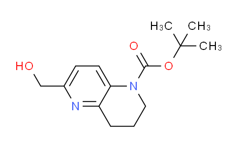 CAS No. 1823776-77-7, tert-Butyl 6-(hydroxymethyl)-3,4-dihydro-1,5-naphthyridine-1(2H)-carboxylate