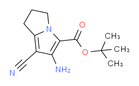 CAS No. 1708079-62-2, tert-Butyl 6-amino-7-cyano-2,3-dihydro-1H-pyrrolizine-5-carboxylate