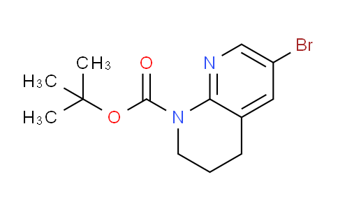 CAS No. 335030-38-1, tert-Butyl 6-bromo-3,4-dihydro-1,8-naphthyridine-1(2H)-carboxylate