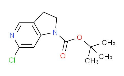 CAS No. 1649470-12-1, tert-Butyl 6-chloro-2,3-dihydro-1H-pyrrolo[3,2-c]pyridine-1-carboxylate