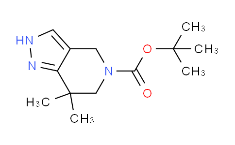 CAS No. 1820937-65-2, tert-Butyl 7,7-dimethyl-6,7-dihydro-2H-pyrazolo[4,3-c]pyridine-5(4H)-carboxylate