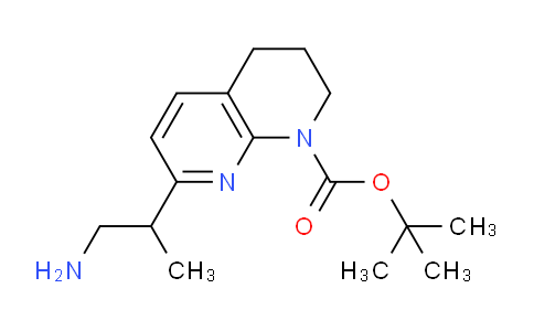 CAS No. 1416439-47-8, tert-Butyl 7-(1-aminopropan-2-yl)-3,4-dihydro-1,8-naphthyridine-1(2H)-carboxylate