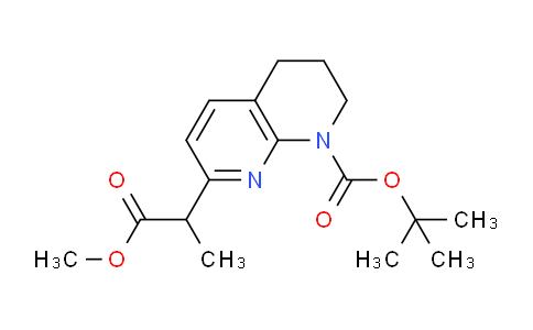 CAS No. 1416440-33-9, tert-Butyl 7-(1-methoxy-1-oxopropan-2-yl)-3,4-dihydro-1,8-naphthyridine-1(2H)-carboxylate