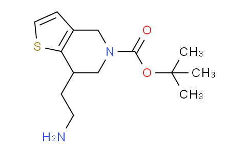 CAS No. 1391732-66-3, tert-Butyl 7-(2-aminoethyl)-6,7-dihydrothieno[3,2-c]pyridine-5(4H)-carboxylate