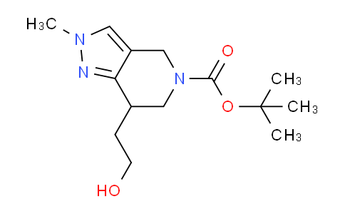 CAS No. 1391732-47-0, tert-Butyl 7-(2-hydroxyethyl)-2-methyl-6,7-dihydro-2H-pyrazolo[4,3-c]pyridine-5(4H)-carboxylate