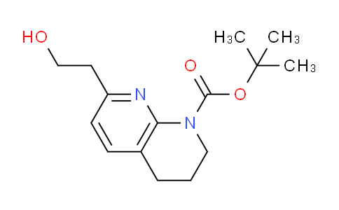 CAS No. 445490-78-8, tert-Butyl 7-(2-hydroxyethyl)-3,4-dihydro-1,8-naphthyridine-1(2H)-carboxylate