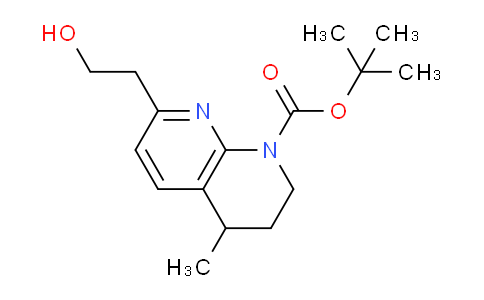 CAS No. 959992-90-6, tert-Butyl 7-(2-hydroxyethyl)-4-methyl-3,4-dihydro-1,8-naphthyridine-1(2H)-carboxylate