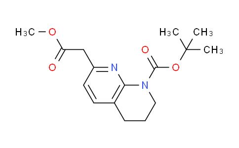 CAS No. 925889-81-2, tert-Butyl 7-(2-methoxy-2-oxoethyl)-3,4-dihydro-1,8-naphthyridine-1(2H)-carboxylate