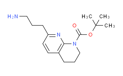 CAS No. 886362-44-3, tert-Butyl 7-(3-aminopropyl)-3,4-dihydro-1,8-naphthyridine-1(2H)-carboxylate