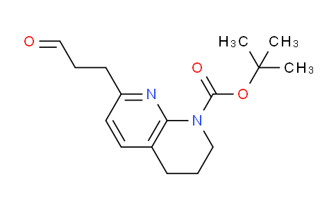 CAS No. 755042-83-2, tert-Butyl 7-(3-oxopropyl)-3,4-dihydro-1,8-naphthyridine-1(2H)-carboxylate