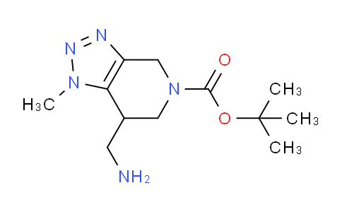 CAS No. 1391733-61-1, tert-Butyl 7-(aminomethyl)-1-methyl-6,7-dihydro-1H-[1,2,3]triazolo[4,5-c]pyridine-5(4H)-carboxylate