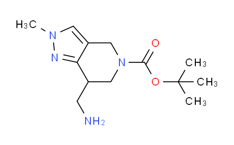 CAS No. 1391732-46-9, tert-Butyl 7-(aminomethyl)-2-methyl-6,7-dihydro-2H-pyrazolo[4,3-c]pyridine-5(4H)-carboxylate