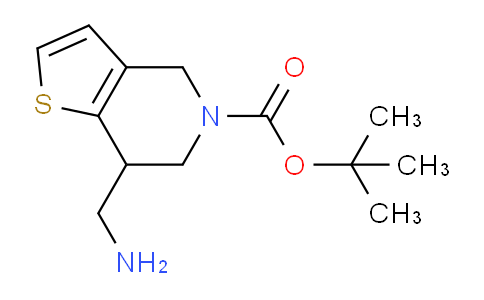 CAS No. 1391732-90-3, tert-Butyl 7-(aminomethyl)-6,7-dihydrothieno[3,2-c]pyridine-5(4H)-carboxylate