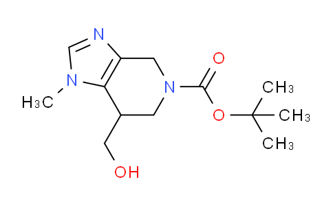 CAS No. 1445950-83-3, tert-Butyl 7-(hydroxymethyl)-1-methyl-6,7-dihydro-1H-imidazo[4,5-c]pyridine-5(4H)-carboxylate