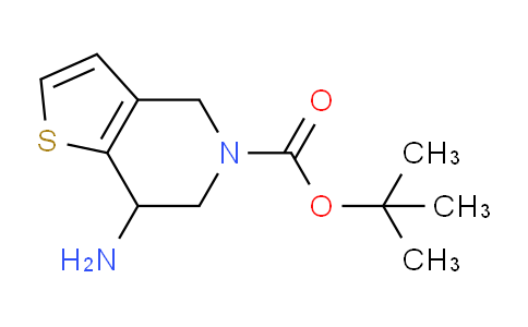 CAS No. 1368127-86-9, tert-Butyl 7-amino-6,7-dihydrothieno[3,2-c]pyridine-5(4H)-carboxylate