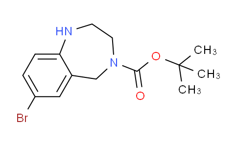 CAS No. 886364-30-3, tert-Butyl 7-bromo-2,3-dihydro-1H-benzo[e][1,4]diazepine-4(5H)-carboxylate