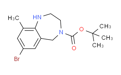 CAS No. 1416438-46-4, tert-Butyl 7-bromo-9-methyl-2,3-dihydro-1H-benzo[e][1,4]diazepine-4(5H)-carboxylate