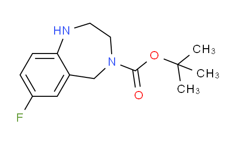 CAS No. 886364-36-9, tert-Butyl 7-fluoro-2,3-dihydro-1H-benzo[e][1,4]diazepine-4(5H)-carboxylate