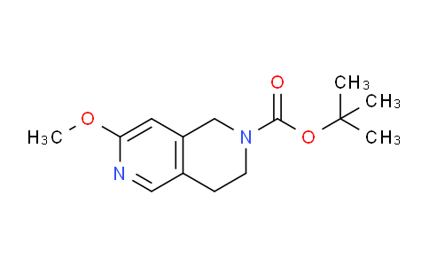 CAS No. 1279820-42-6, tert-Butyl 7-methoxy-3,4-dihydro-2,6-naphthyridine-2(1H)-carboxylate