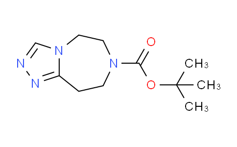 CAS No. 1274804-51-1, tert-Butyl 8,9-dihydro-5H-[1,2,4]triazolo[4,3-d][1,4]diazepine-7(6H)-carboxylate