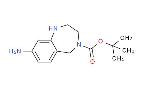 CAS No. 886363-80-0, tert-Butyl 8-amino-2,3-dihydro-1H-benzo[e][1,4]diazepine-4(5H)-carboxylate