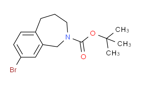 CAS No. 1034573-54-0, tert-Butyl 8-bromo-4,5-dihydro-1H-benzo[c]azepine-2(3H)-carboxylate
