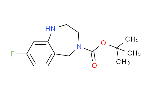 CAS No. 886364-28-9, tert-Butyl 8-fluoro-2,3-dihydro-1H-benzo[e][1,4]diazepine-4(5H)-carboxylate
