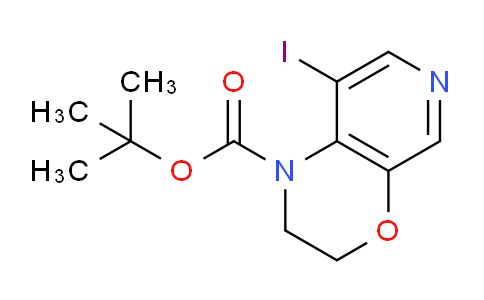 CAS No. 1198108-42-7, tert-Butyl 8-iodo-2,3-dihydro-1H-pyrido[3,4-b][1,4]oxazine-1-carboxylate