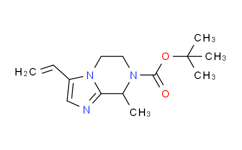CAS No. 1956364-47-8, tert-Butyl 8-methyl-3-vinyl-5,6-dihydroimidazo[1,2-a]pyrazine-7(8H)-carboxylate