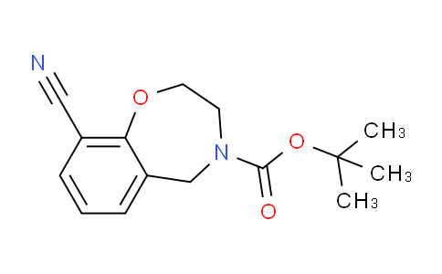 CAS No. 1167416-50-3, tert-Butyl 9-cyano-2,3-dihydrobenzo[f][1,4]oxazepine-4(5H)-carboxylate