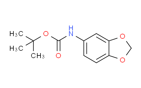 CAS No. 333749-47-6, tert-Butyl benzo[d][1,3]dioxol-5-ylcarbamate