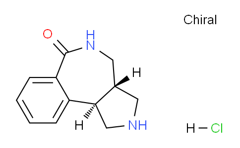 CAS No. 1272758-10-7, trans-1,3,3a,4,5,10b-hexahydrobenzo[c]pyrrolo[3,4-e]azepin-6(2H)-one hydrochloride