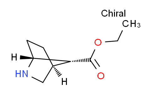 CAS No. 745836-21-9, (1R,4S,7R)-rel-ethyl 2-azabicyclo[2.2.1]heptane-7-carboxylate