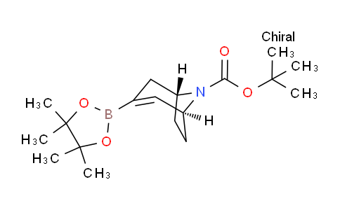 CAS No. 1421281-30-2, (1R,5S)-tert-Butyl 3-(4,4,5,5-tetramethyl-1,3,2-dioxaborolan-2-yl)-8-azabicyclo[3.2.1]oct-3-ene-8-carboxylate
